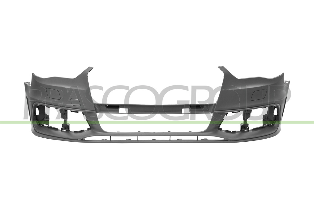 PARAURTI ANTERIORE-CON PRIMER-CON TAPPO COPRIGANCIO-CON TAPPI FISSI SU FORI LAVAFARI-CON TRACCE PDC E PARK ASSIST MOD. S-LINE