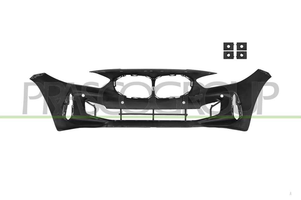 PARAURTI ANTERIORE-CON PRIMER-CON FORI PDC+SUPPORTI-CON TRACCE PARK ASSIST