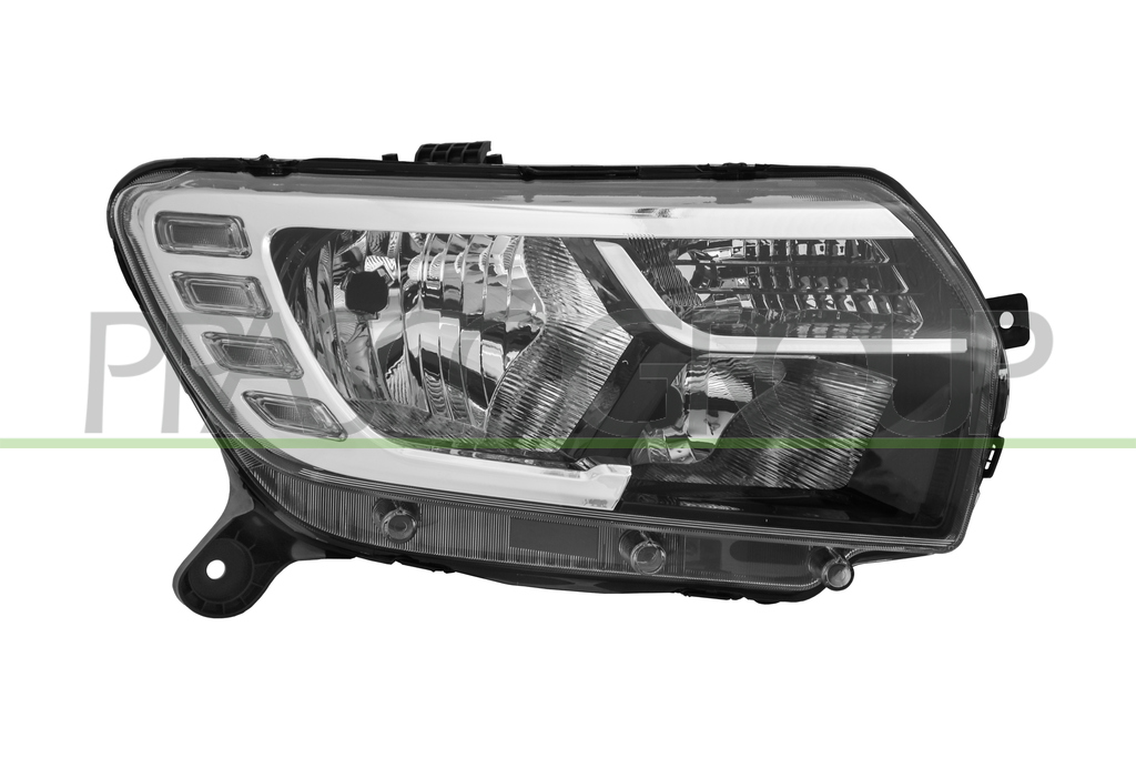 PROIETTORE DESTRO H7+H7-ELETTRICO-SENZA MOTORE-LED