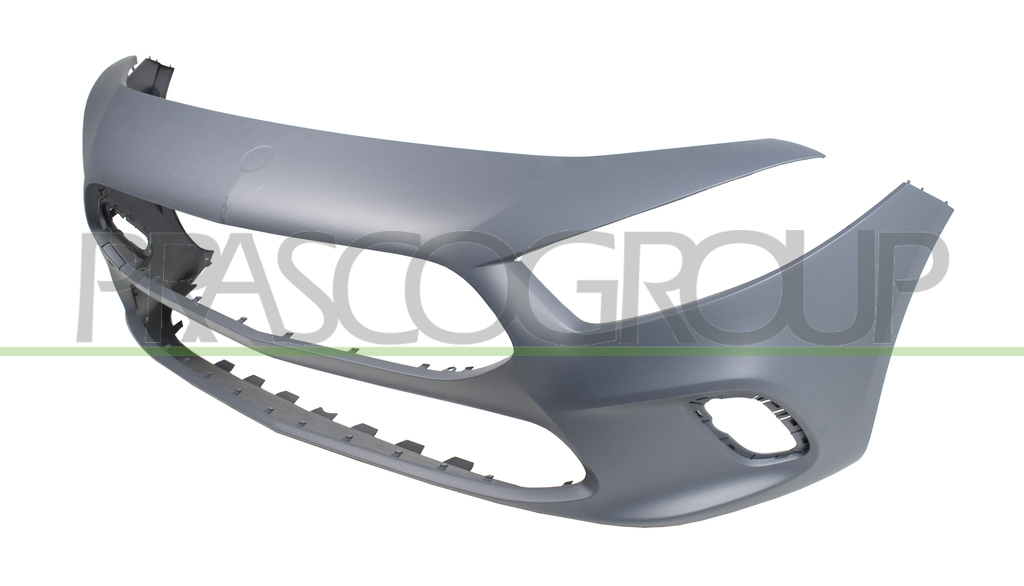 FRONT BUMPER-PRIMED-WITH TOW HOOK COVER-WITH PARK ASSIST CUTTING MARKS
