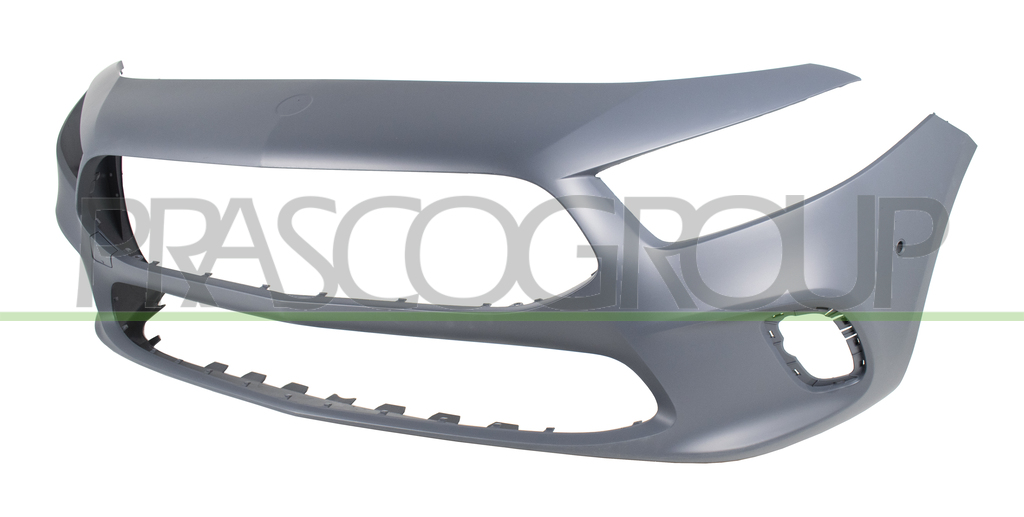 FRONT BUMPER-PRIMED-WITH TOW HOOK COVER-WITH PDC AND PARK ASSIST+SENSOR HOLDERS-WITH CUTTING MARKS FOR CAMERA HOLE