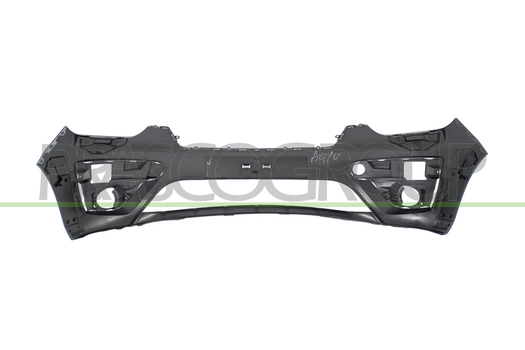 FRONT BUMPER-BLACK-TEXTURED FINISH-WITH CUTTING MARKS FOR PDC AND PARK ASSIST