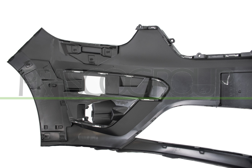 FRONT BUMPER-BLACK-TEXTURED FINISH-WITH CUTTING MARKS FOR PDC AND PARK ASSIST