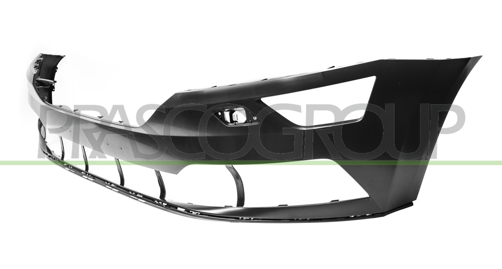 FRONT BUMPER-BLACK-SMOOTH FINISH TO BE PRIMED-WITH HEADLAMP WASHER HOLES