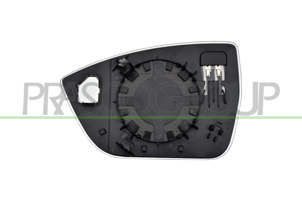 MIRROR GLASS BASE RIGHT-HEATED-CONVEX