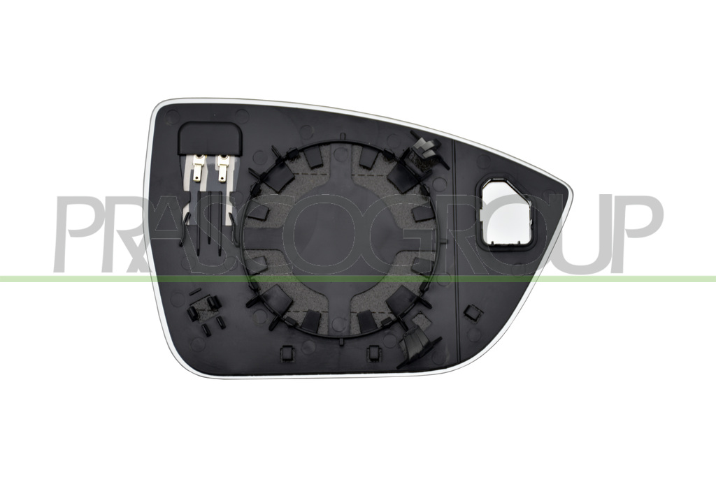 MIRROR GLASS BASE LEFT-HEATED-CONVEX
