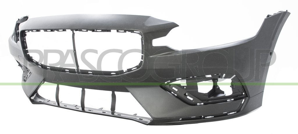 FRONT BUMPER-PRIMED-WITH TOW HOOK COVER-WITH PARK ASSIST+SENSOR HOLDERS-WITH CUTTING MARKS FOR HEADLAMP WASHER 
