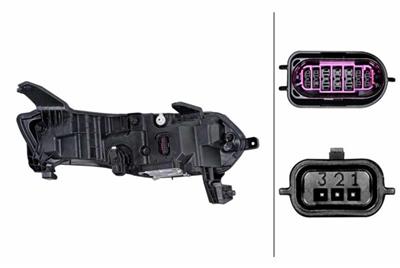 HAUPTSCHEINWERFER FULL LED RENAULT MEGANE E-TECH CON CENTRALINA PER VEICOLI CON ILLUMINAZIONE FRONTALE ADATTIVA RHD LINKS