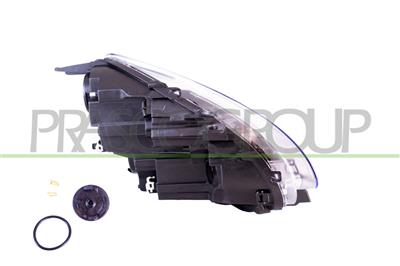 PROIETTORE SINISTRO H7+H1-ELETTRICO-CON MOTORE-CON LUCE DIURNA-CROMATO-LED