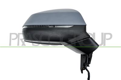 RETROVISORE DESTRO-ELETTRICO-CON PRIMER-TERMICO-CON FANALE-CONVESSO-8 PINS