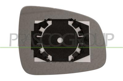 MIRROR GLASS BASE LEFT-CONVEX-CHROME