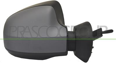 DOOR MIRROR RIGHT-CABLE-PRIMED-CONVEX-CHROME