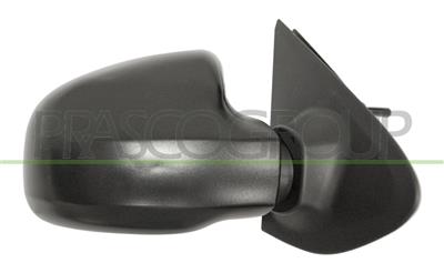DOOR MIRROR RIGHT-CABLE-BLACK-CONVEX-CHROME