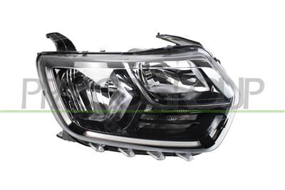 HEADLAMP RIGHT H7+H1 ELECTRIC-WITHOUT MOTOR-WITH DAY RUNNING LIGHT-LED