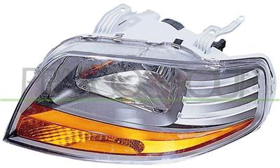 PROIETTORE SINISTRO H4-ELETTRICO-SENZA MOTORE-GRIGIO