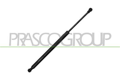 MOLLA A GAS DESTRA/SINISTRA PORTELLONE POSTERIORE - 390 N - L 417 mm - C 132 mm - Ø 18 mm - Ø 8 mm