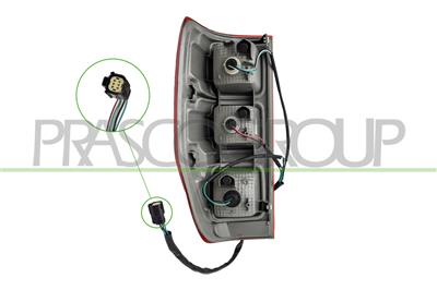TAIL LAMP RIGHT-WITH BULB HOLDER