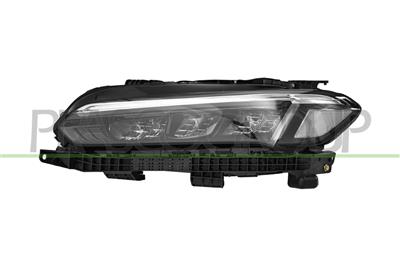 HEADLAMP LEFT H4-MANUAL/ELECTRIC-WITHOUT MOTOR-BLACK