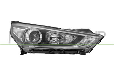 HEADLAMP RIGHT H7+HB3 ELECTRIC-WITH MOTOR-SILVER