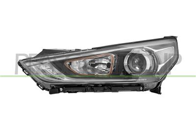 HEADLAMP LEFT H7+HB3 ELECTRIC-WITH MOTOR-BRONZE