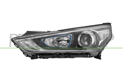 HEADLAMP LEFT H7+HB3 ELECTRIC-WITH MOTOR-BLUE
