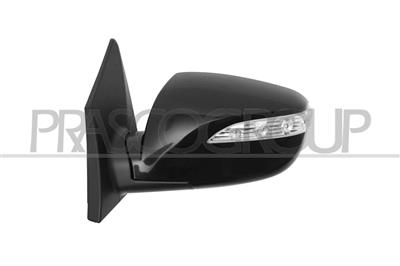 RETROVISORE SINISTRO-ELETTRICO-NERO-TERMICO-CON FANALE-CHIUDIBILE-CONVESSO