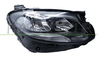 HEADLAMP RIGHT H7+PY21-ELECTRIC-WITH MOTOR-LED-BLACK