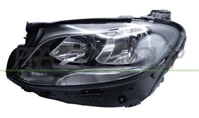 HEADLAMP LEFT H7+PY21-ELECTRIC-WITH MOTOR-LED-BLACK 