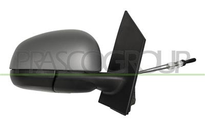DOOR MIRROR RIGHT-CABLE-PRIMED-WITH SENSOR-CONVEX-2 PINS