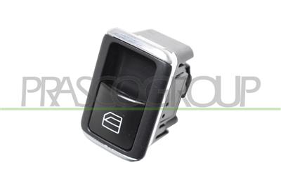 SWITCH WINDOW REGULATOR BLACK/CHROME EDGE-FRONT DOOR RIGHT-REAR RIGHT-LEFT DOOR-4 PINS