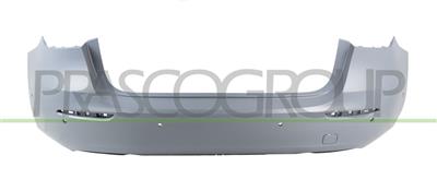 REAR BUMPER-PRIMED-WITH TOW HOOK COVER-WITH HOLES FOR PDC AND PARK ASSIST+SENSOR HOLDERS MOD. 5 DOOR