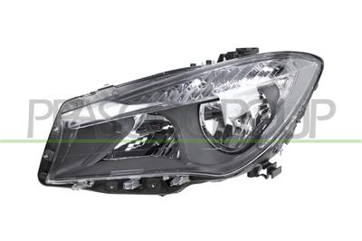 OPTICA IZQUIERDA H7+H15 ELECTRICA-CON MOTOR-NEGRA