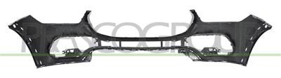 FRONT BUMPER-PRIMED-WITH TOW HOOK COVER-WITH CUTTING MARKS FOR PARK ASSIST