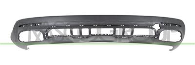 REAR BUMPER SPOILER-BLACK-TEXTURED FINISH-WITH SENSOR CUTTING MARKS FOR PDC