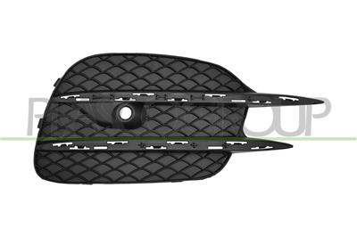 FRONT BUMPER GRILLE RIGHT-BLACK-TEXTURED FINISH-WITH PDC HOLE