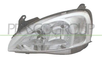 HEADLAMP RIGHT H7+H7 ELECTRIC MOD. > 06/02 (VALEO TYPE)