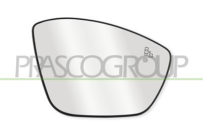 SPIEGELGLAS RECHTS-HEIZBAR-MIT BLIS-KONVEX