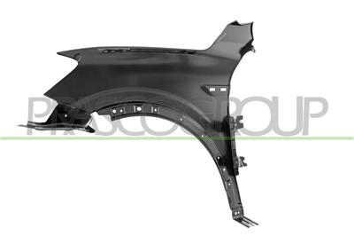 FRONT FENDER RIGHT-WITH MOLDINGS AND WING EXTENSION HOLES