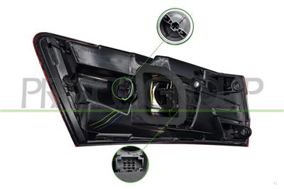 TAIL LAMP RIGHT-OUTER-WITH BULB HOLDER-LED MOD. STATION WAGON-VARROC TYPE