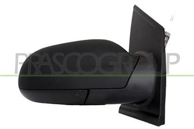 DOOR MIRROR RIGHT-ELECTRIC-BLACK-HEATED-CONVEX-CHROME