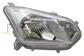 OPTICA DERECHA H4 MANUAL-CROMADA