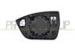 MIRROR GLASS BASE RIGHT-HEATED-CONVEX
